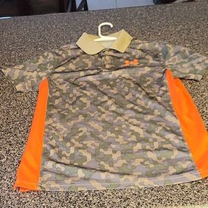 Boys youth large camp polo